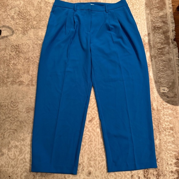 Joe Fresh Vibrant Blue women’s Pants Plus size 16W - Picture 1 of 9